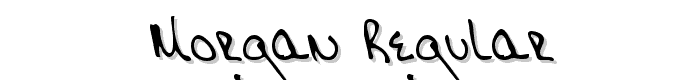 Morgan Regular font